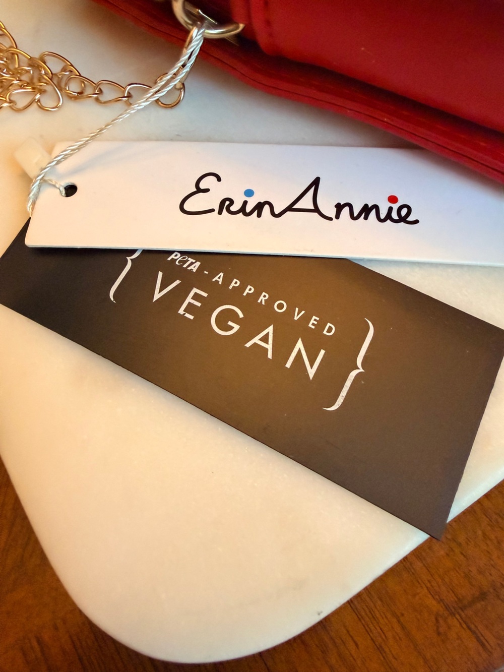 ErinAnnie Popcorn Crossbody Bag - Playful Novelty in Vegan Leather (NWT) - Picture 9 of 13